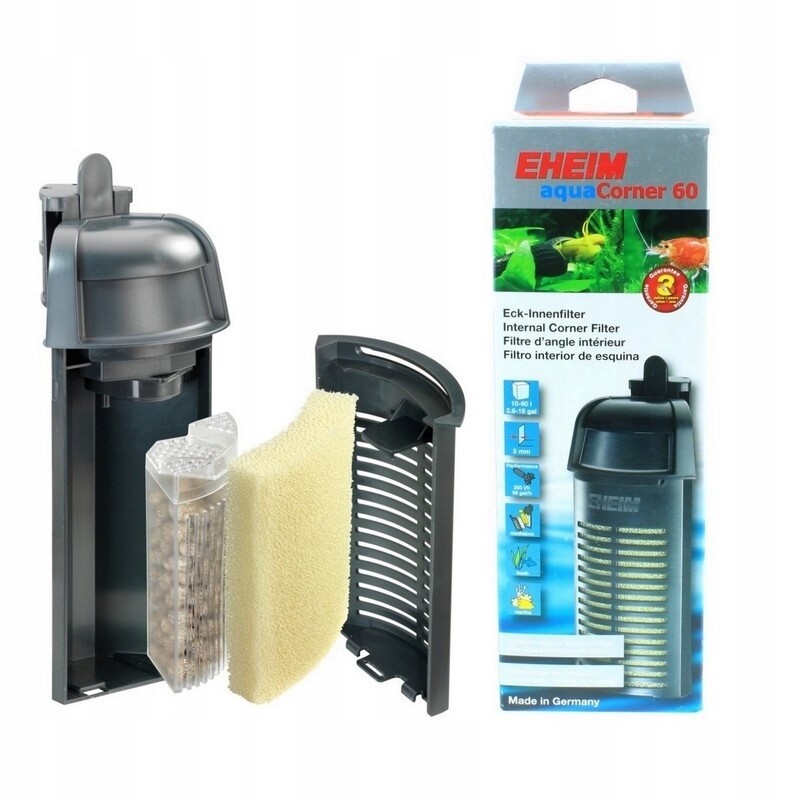 Vnitřní Rohový Akvarijní Filtr Eheim Aquacorner 60 Do Akvária