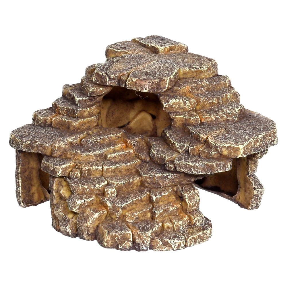 Dekorace Do Akvária Ozdobná Pouštní Jeskyně Pro Ryby Úkryt