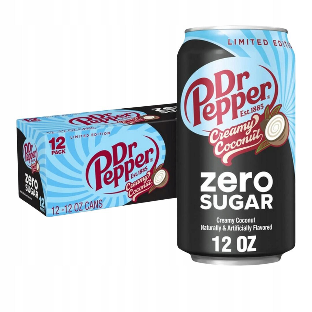 Dr. Pepper Coconut Creamy Zero 12x355 ml