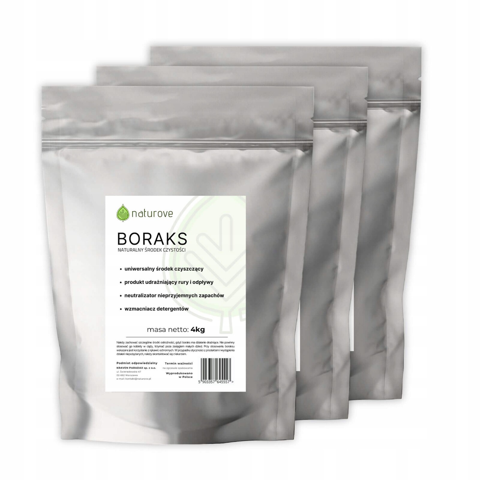 Sada Boraks naturove 12 kg (3x4 kg)