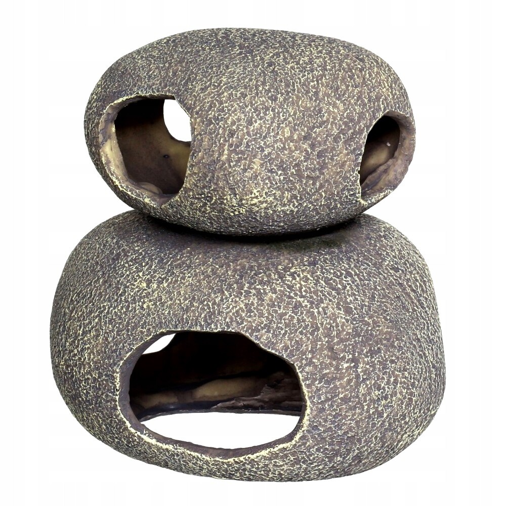 Dekorace Do Akvária Ozdobná Mramorová Jeskyně Pro Ryby Úkryt