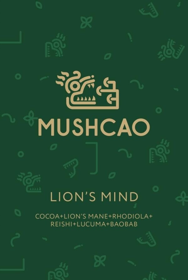 Mushcao Lion's Mind Mushcao s Soplówka Rhodiolou, Reishi, Lukumou a Baobabem