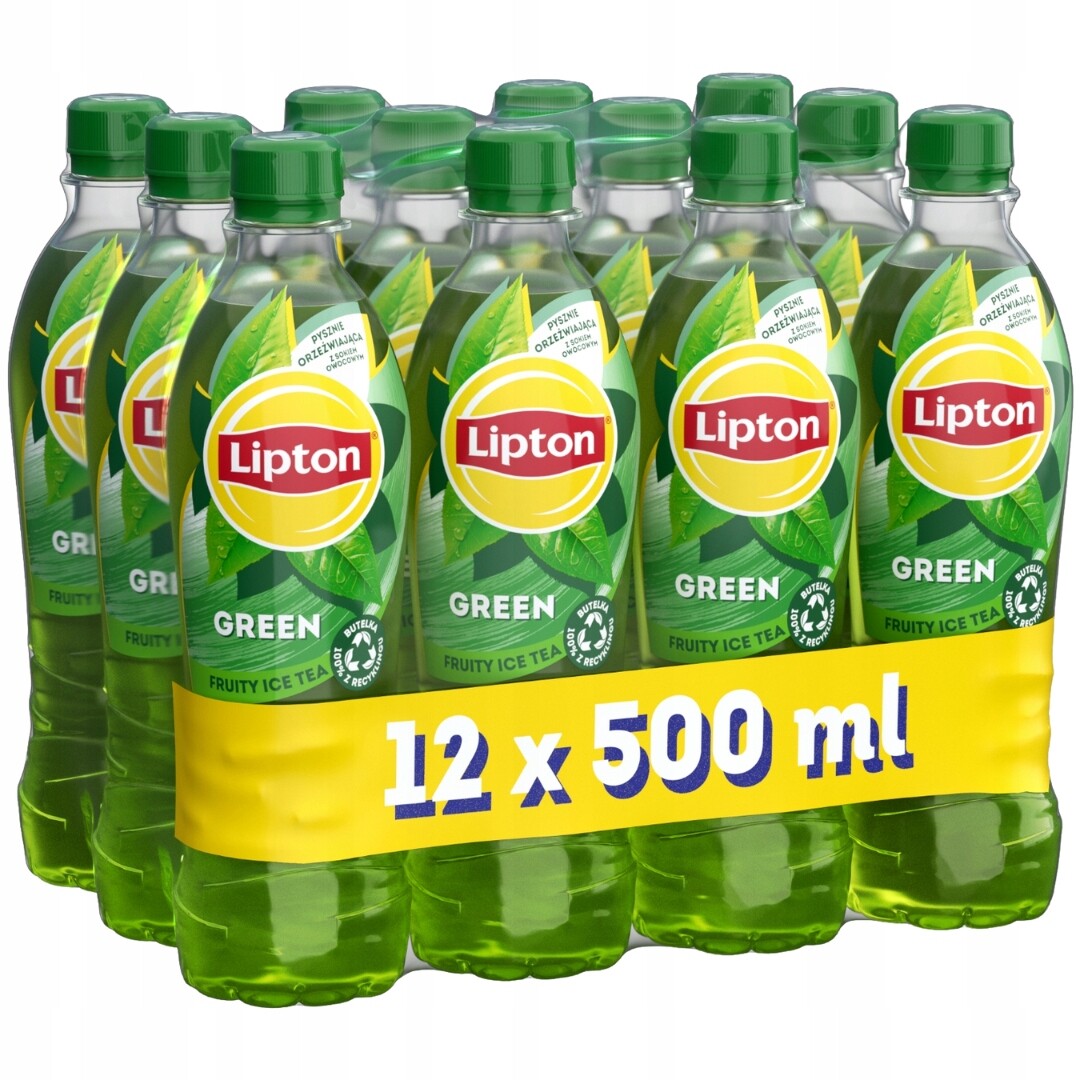 Lipton Ice Tea Green Non-Sycený nápoj 500 ml x 12 kusů
