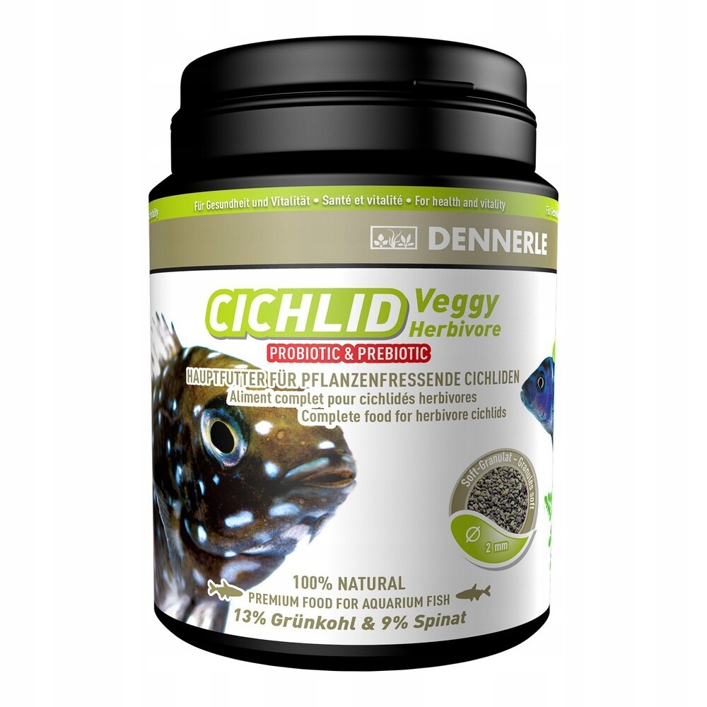 Standardní Krmivo Pro Byložravé Cichlidy Krmivo Pro Ryby 1000 ML