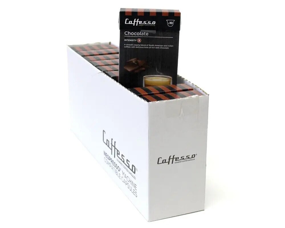 Caffesso Chocolate Pack 100 ks do kávovarů Nespresso, DeLonghi a Krups