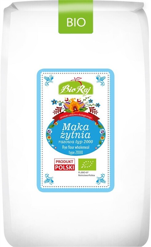 Žitná Mouka Typ 2000 Bio 1 kg Bio Raj