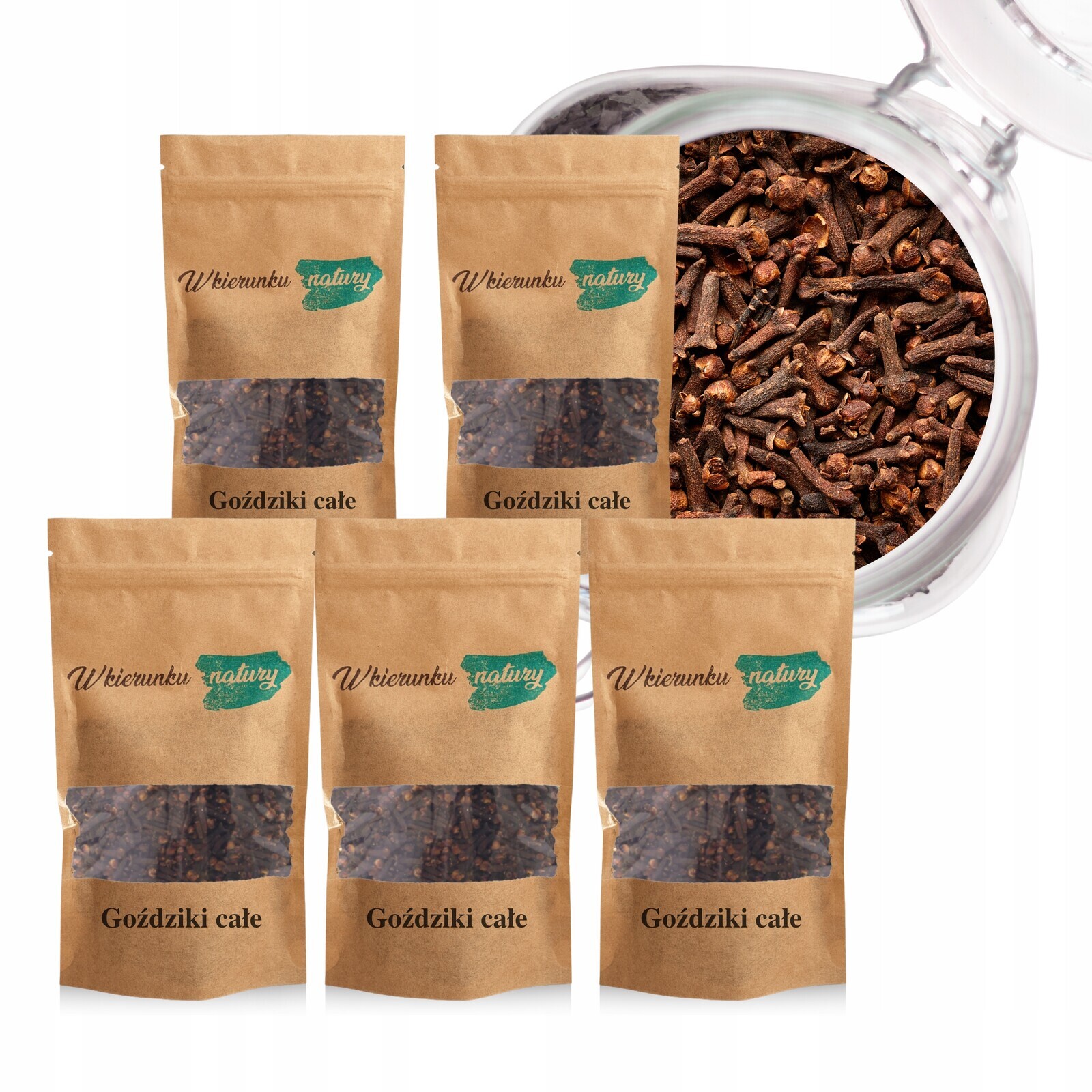 Hřebíček celý 5×100 g – přírodní aromatické koření W Kierunku Natury