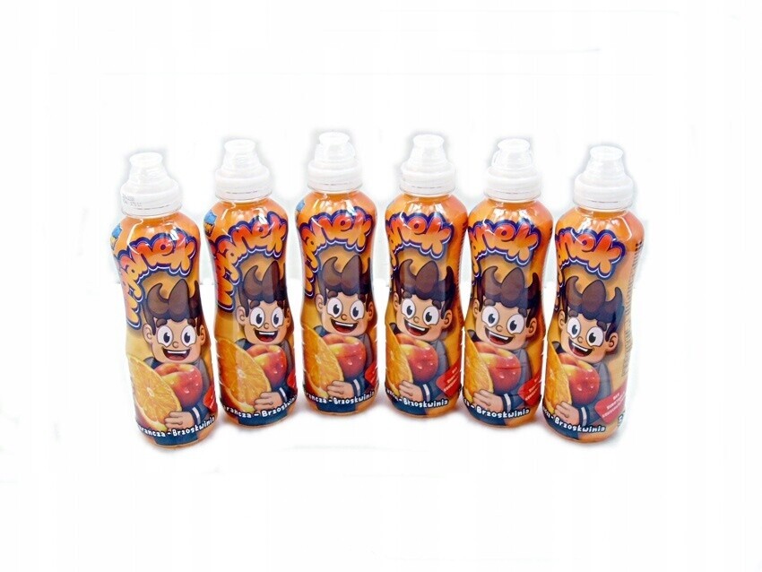 Nápoj Wojan Wojanek 6 ks pomeranč -broskvová příchuť