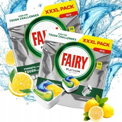 Fairy Platinum All In One Lemon Až 192 kapslí Účinnost!