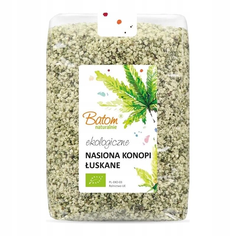 Konopná semínka loupaná 1 kg Batom Bio