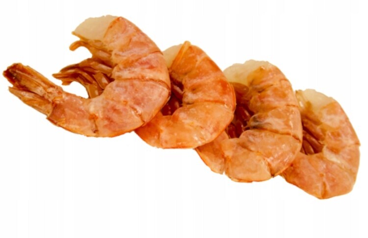 Uzené krevety bez hlavy s ocáskem, bohaté na vitamín B12 a B6 0,5 kg