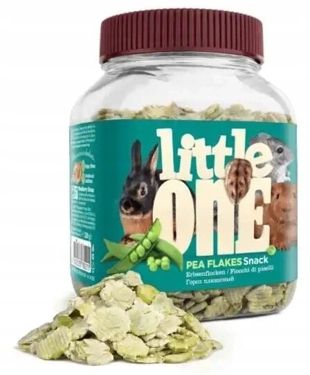 Pamlsek hlodavce Little One hrachové vločky 230g