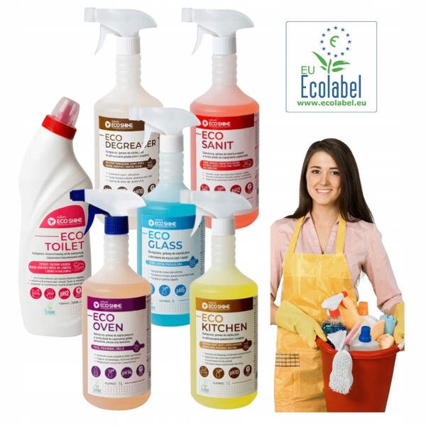Ekologické čisticí prostředky Sada Eco Shine 6x750 ml