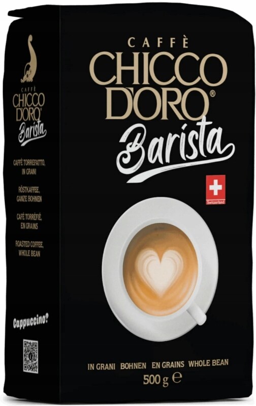 Káva Zrnková Chicco d'Oro Barista 500 g Bezkofeinové zrno pro kávovar
