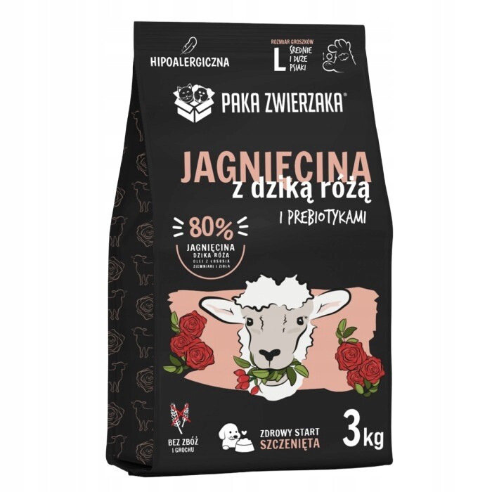 Suché Krmivo Paka zwierzaka se šípky Puppy L 3kg