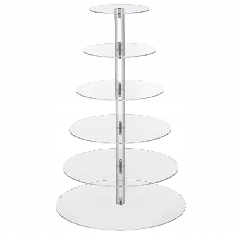 6 pater Čtvercový stojan na muffiny Patera