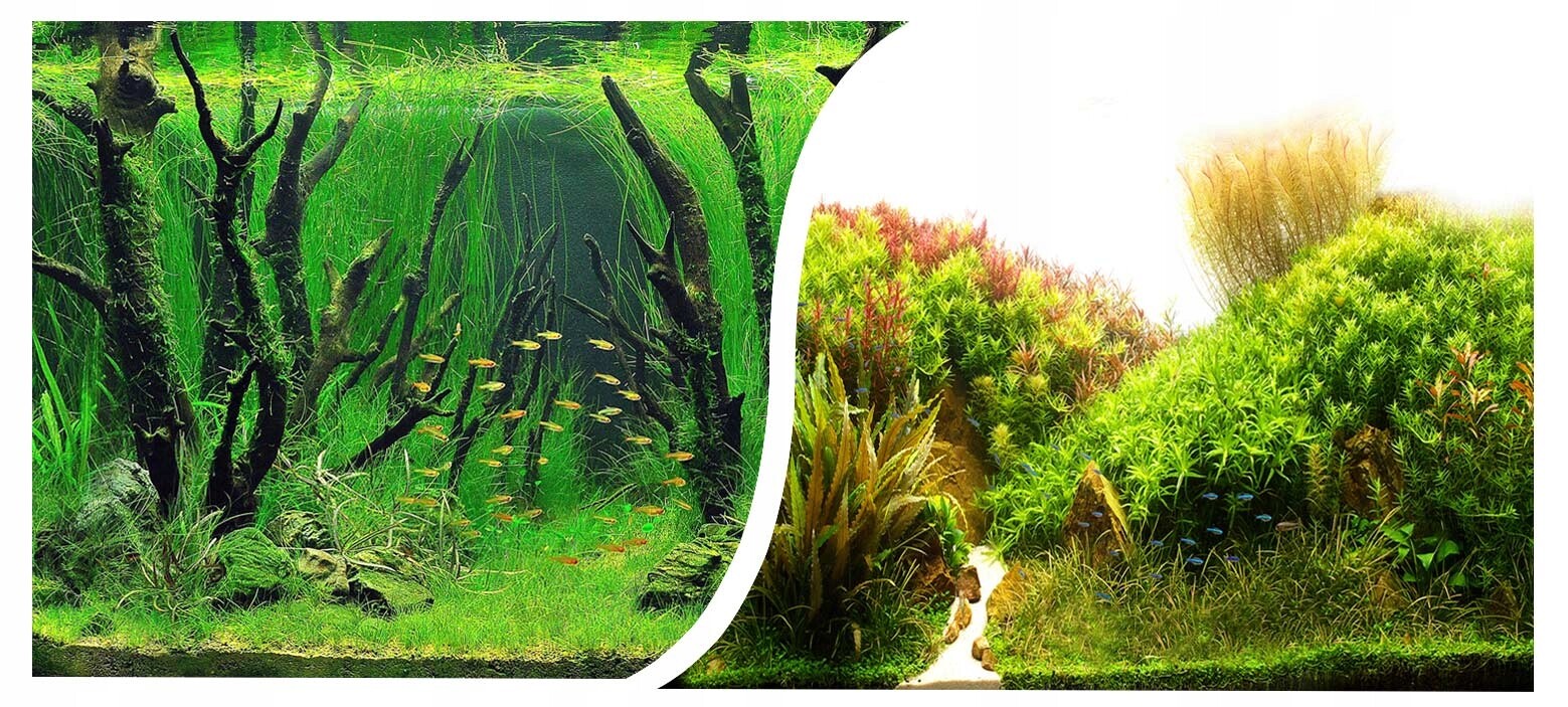 Dekorativní akvarijní pozadí 50 cm rolka – ozdobná fólie