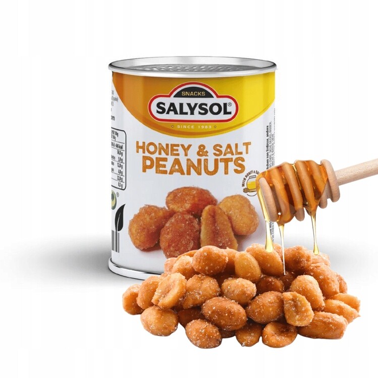 Salysol pražené Arašídy plechovka 50 g x 96 ks