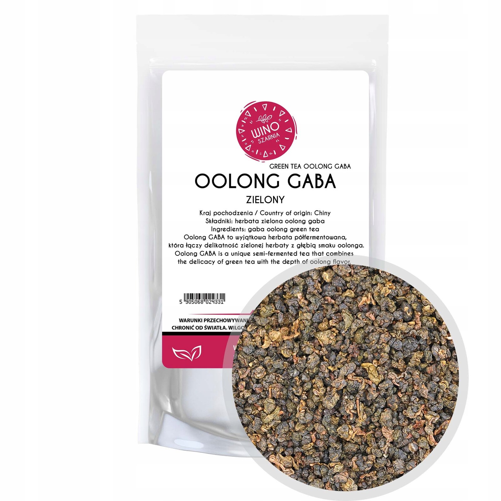 Zelený Čaj Oolong Gaba 100g Přírodní relaxace a energie
