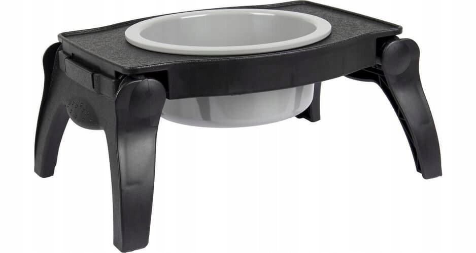 Flamingo Cestovní miska Lilo černo šedá 1500ml