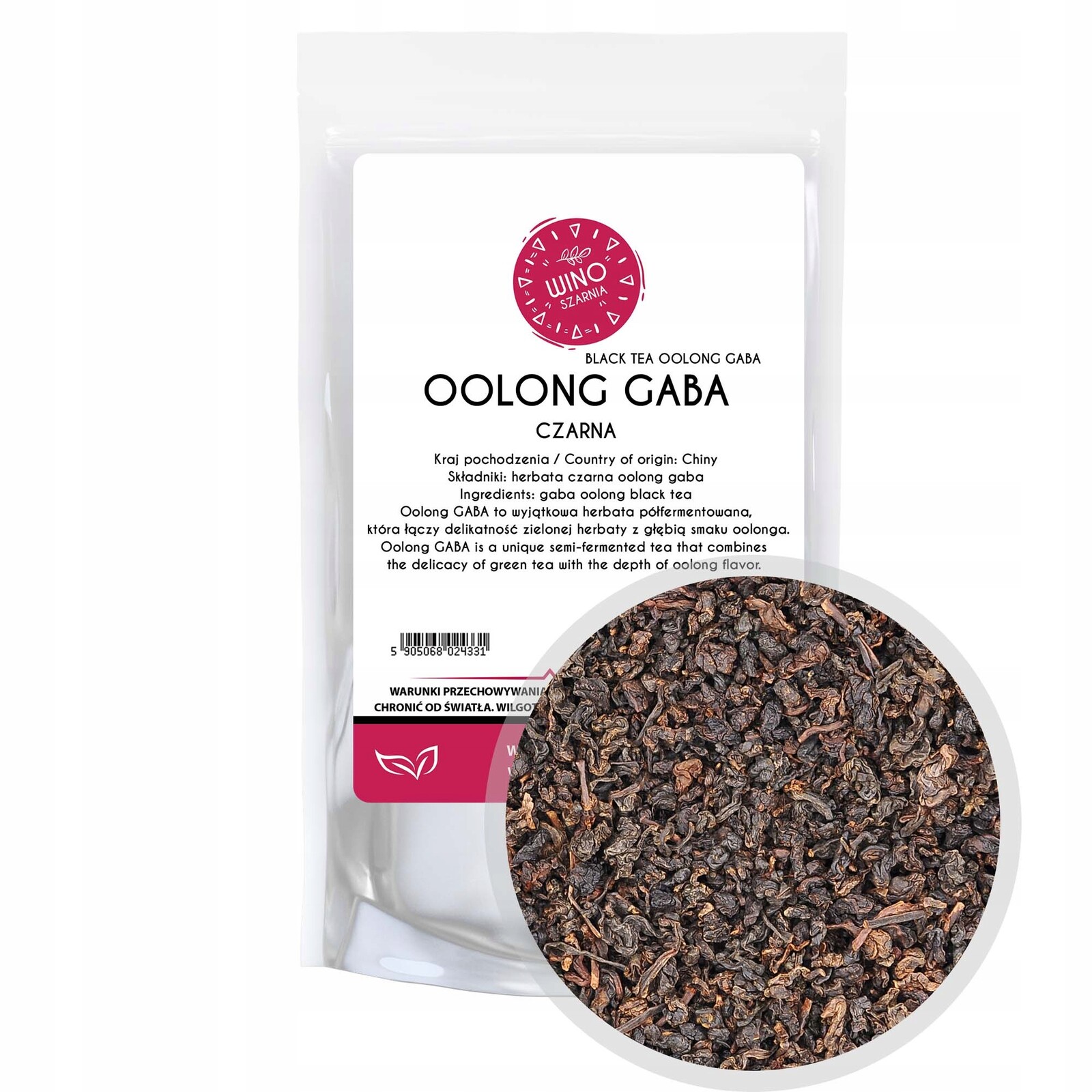 Čaj černý listový Oolong Gaba 100 g Přírodní relaxace a energie