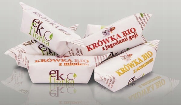 Bonbóny Krówki Klasické Bezlepkové Bio 150 g Ekoflorka