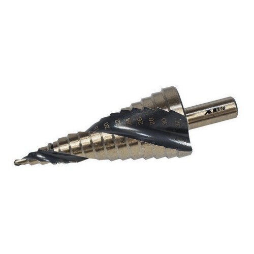 Vrták stupňovitý HSS TiAIN 4-32mm krok 2mm (TRI) XTline XT36032
