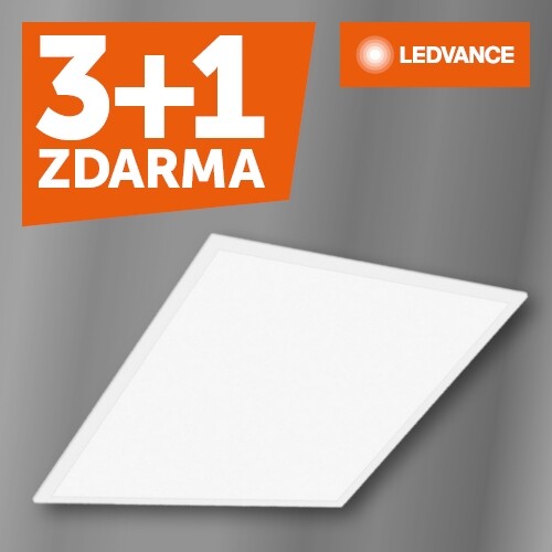 LED panel LEDVANCE Compact 600x600mm 33W/4000K neutrální bílá UGR<19 AKCE 3+1