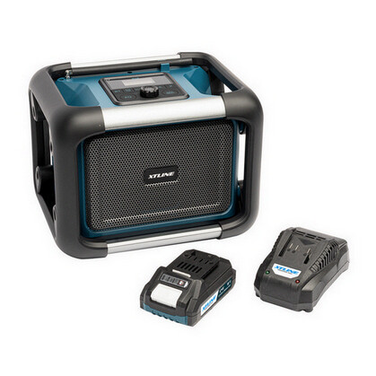Aku rádio 18V + baterie 2Ah + nabíječka 2.4A XTline XT102799-1B2