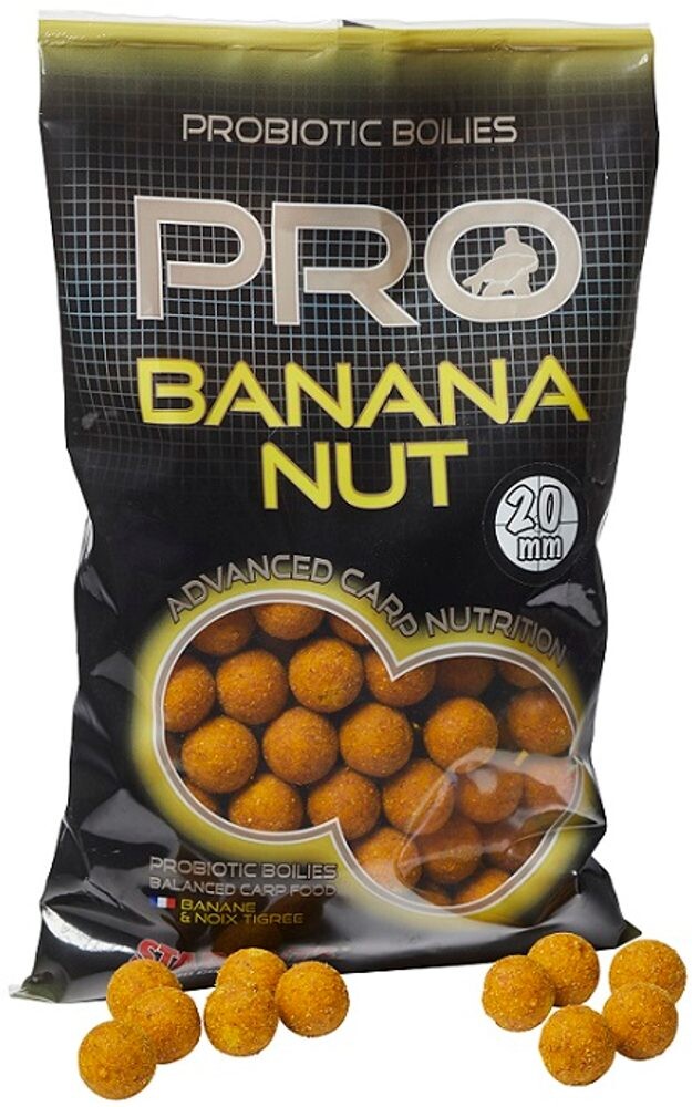 Starbaits Boilies Pro Banana Nut 800g - 14mm