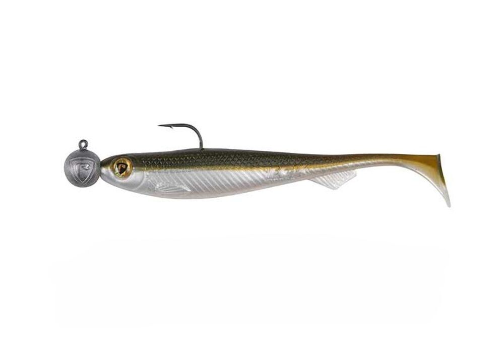 Fox Rage Gumová nástraha Bulk Loaded Slick Shad UV Aksansas Shiner - 11cm 3/0 12g