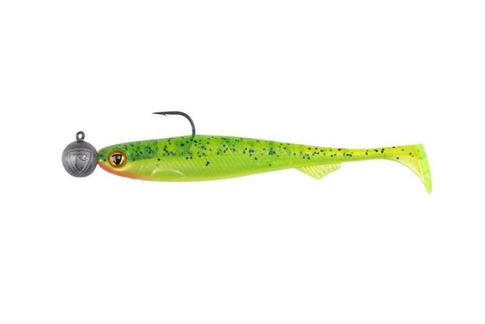 Fox Rage Gumová nástraha Bulk Loaded Slick Shad UV Lemon Tiger - 11cm 3/0 12g