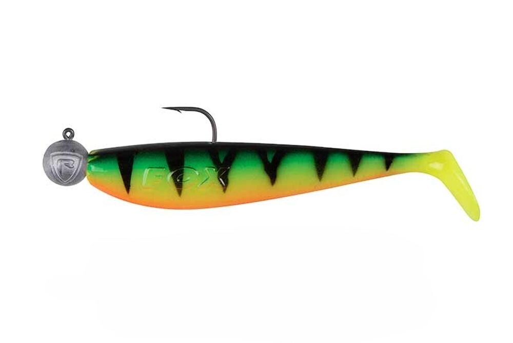 Fox Rage Gumová nástraha Bulk Loaded Zander Pro Shad UV Firetiger - 10cm 4/0 10g