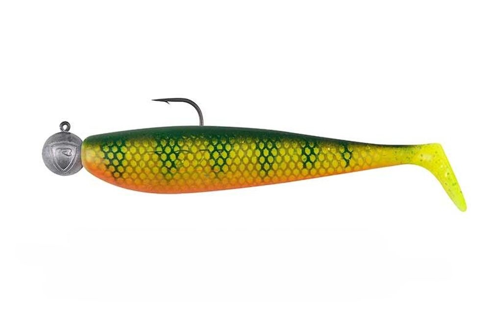 Fox Rage Gumová nástraha Bulk Loaded Zander Pro Shad UV Natural Perch - 10cm 4/0 10g