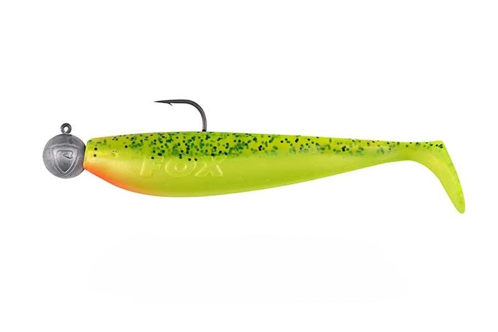 Fox Rage Gumová nástraha Bulk Loaded Zander Pro Shad UV Lemon Tiger - 10cm 4/0 10g