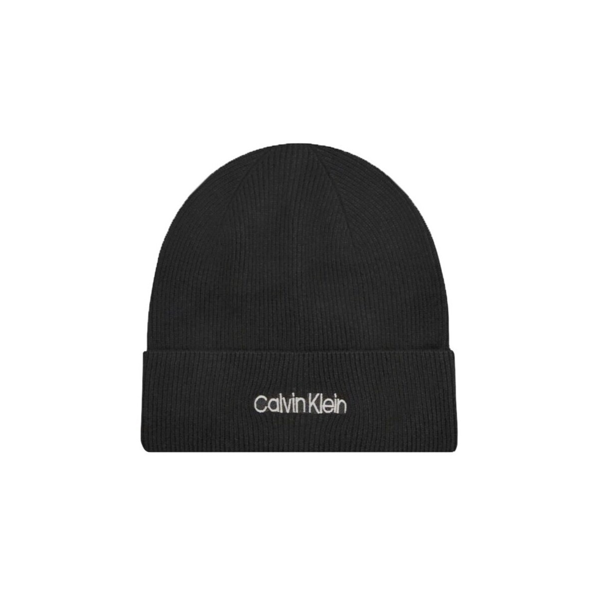 Calvin Klein Jeans  Unisex Essential Knit Beanie  Černá