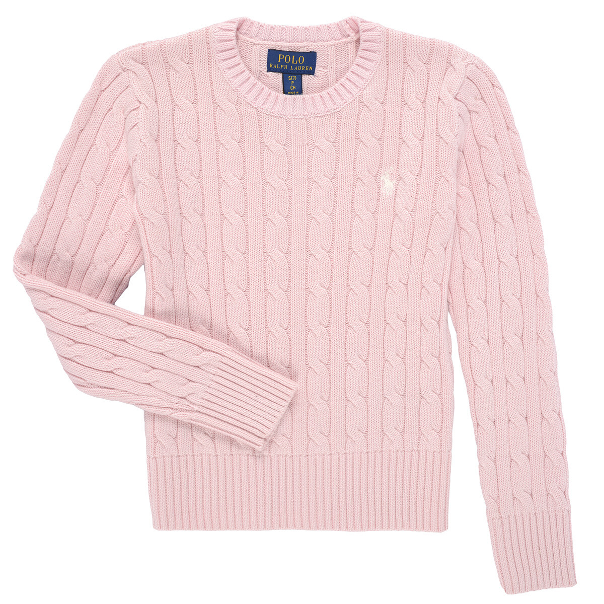 Polo Ralph Lauren  CABLE CN-SWEATER-PULLOVER  Růžová