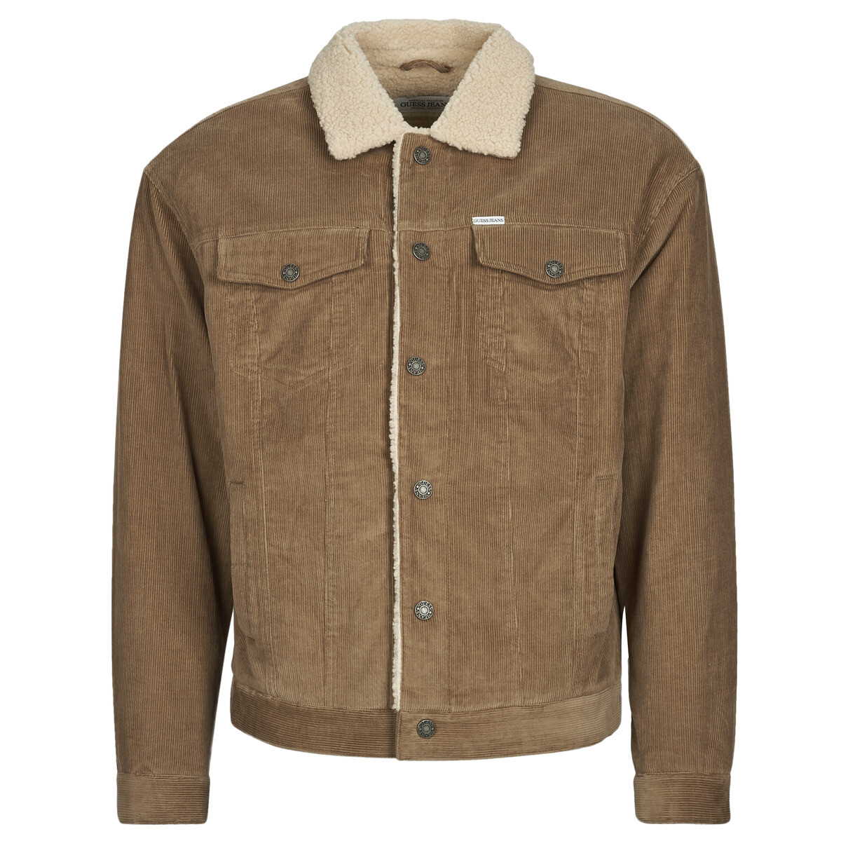 Guess  TRUCKER JACKET  Hnědá