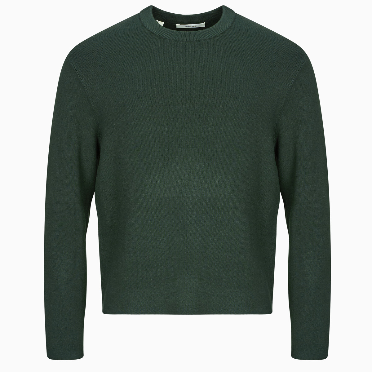 Selected  SLHTELLER FN RELAXED CREW NECK  Zelená