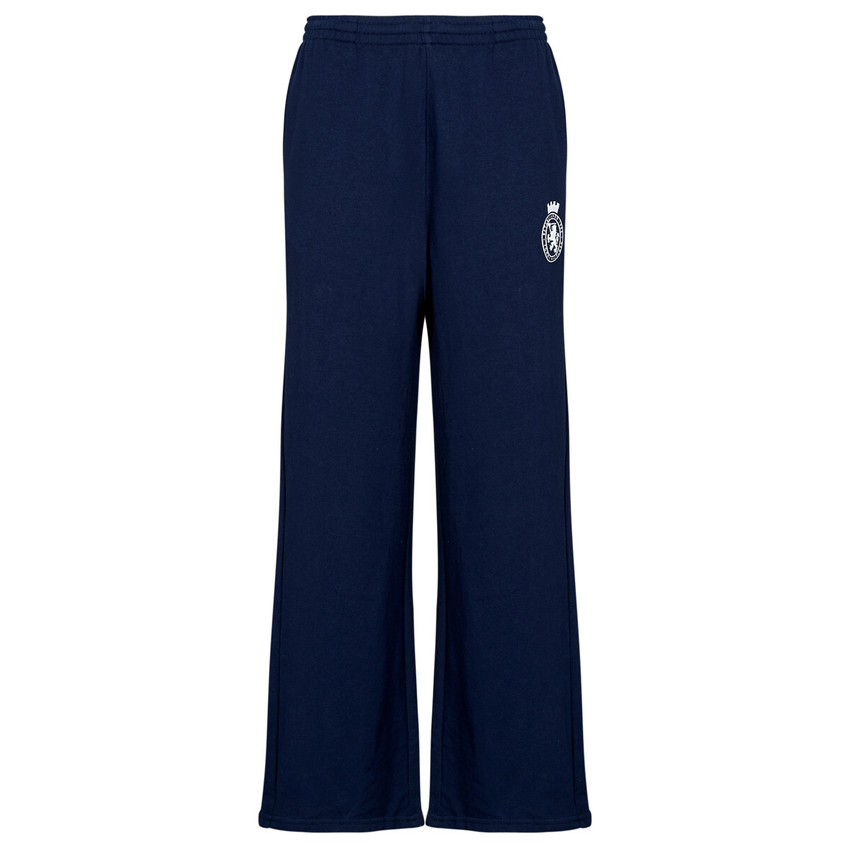 Tommy Hilfiger  WIDE LEG PANTS  Tmavě modrá