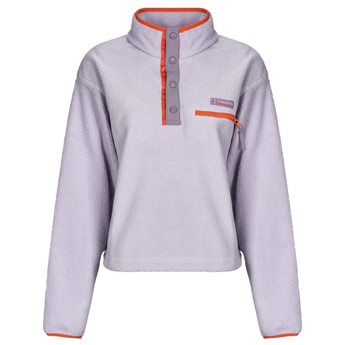 Columbia  HELVETIA II CROPPED HALF SNAP FLEECE  Fialová