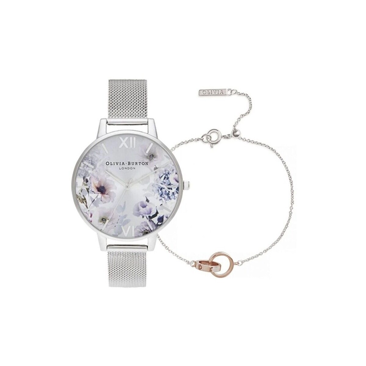 Olivia Burton  obgset145  Stříbrná