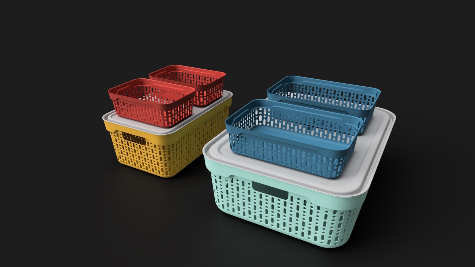 JAGIELLO Košík PH 29,9x19,9x12,1cm + víko  MORSETTA latte