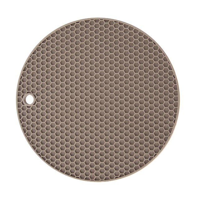 ORION Podložka pod hrnec silikon ¤17,8cm hnědá