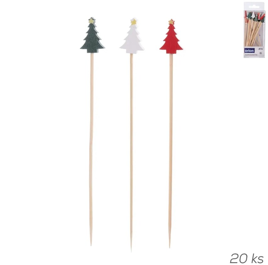 VERLO Napichovátka bambus STROMEK 20ks