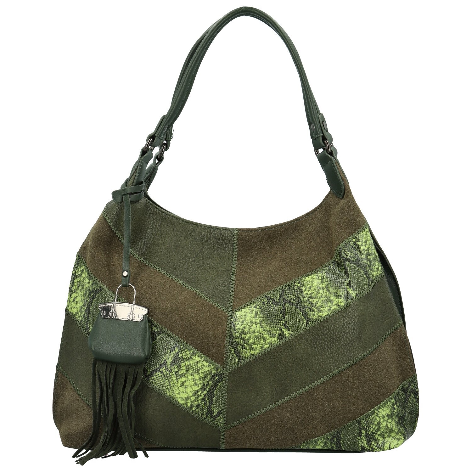 Dámská kabelka přes rameno tmavě zelená - Maria C Dasia zelená