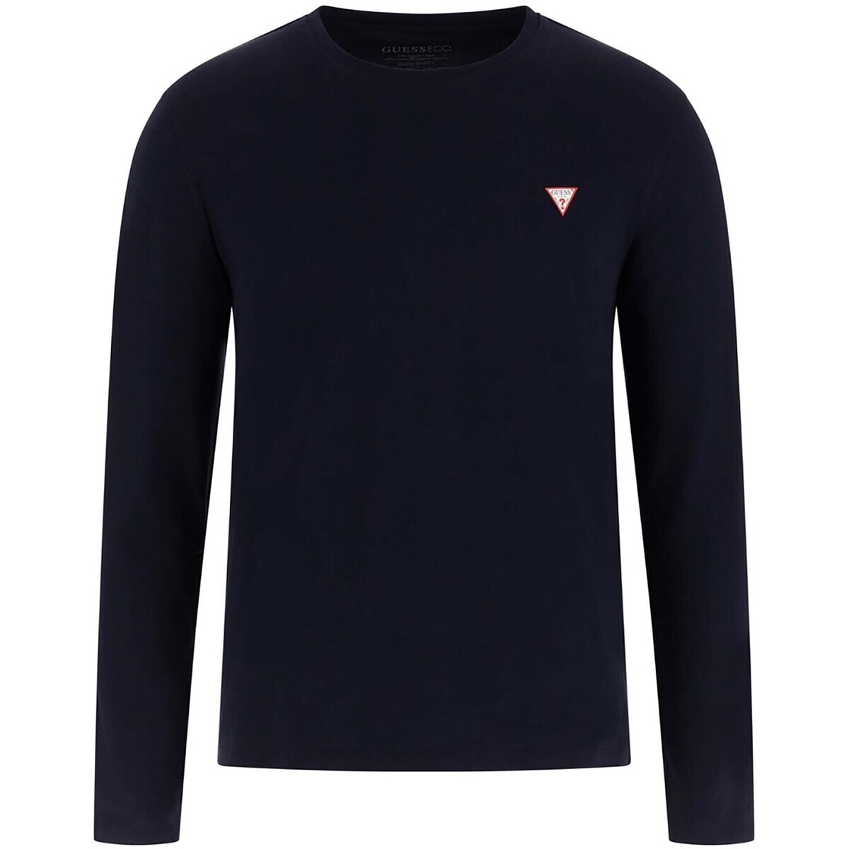 Guess  Cn Ls Core Tee  Modrá