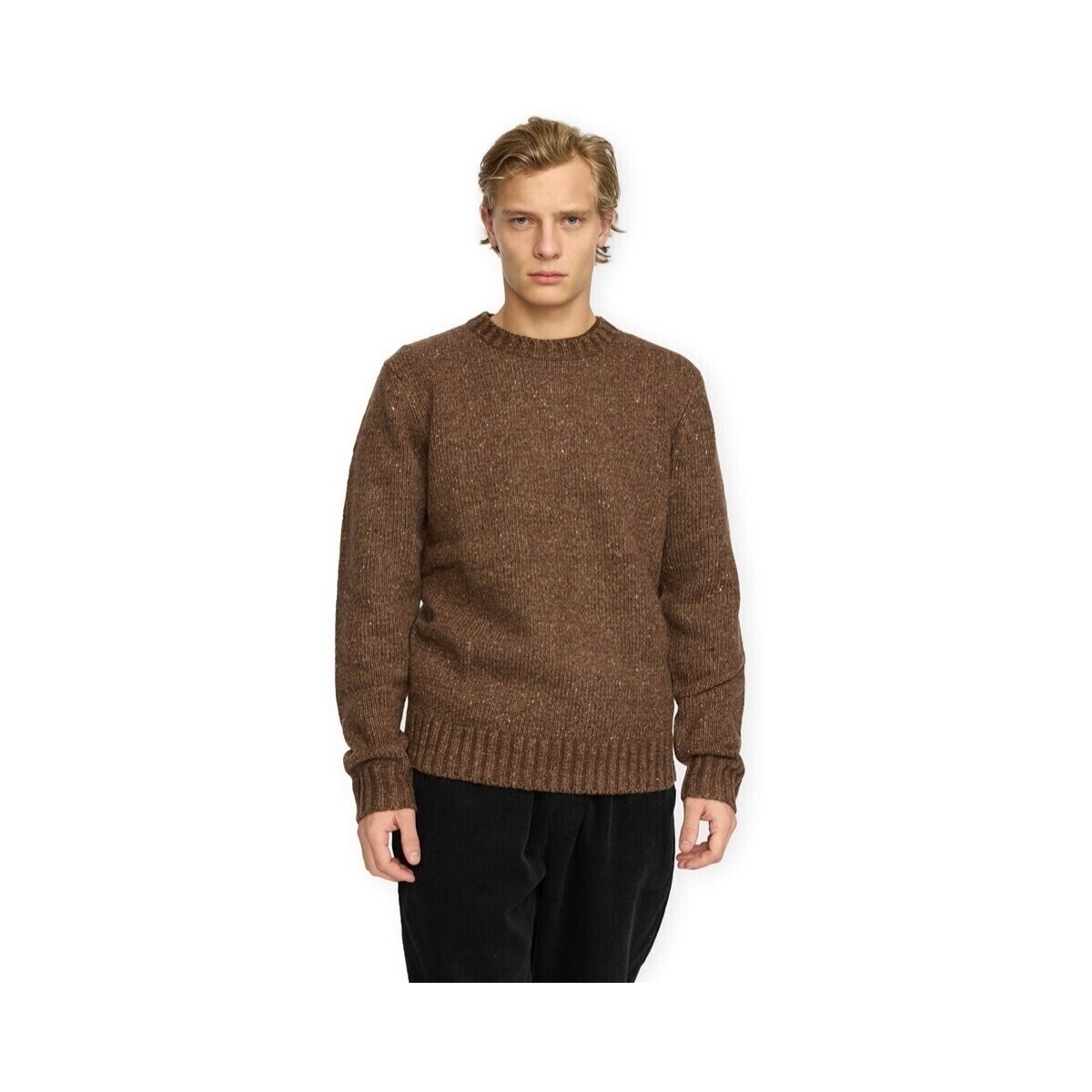 Rvlt Revolution  Knit Sweater 6538 - Brown  Hnědá