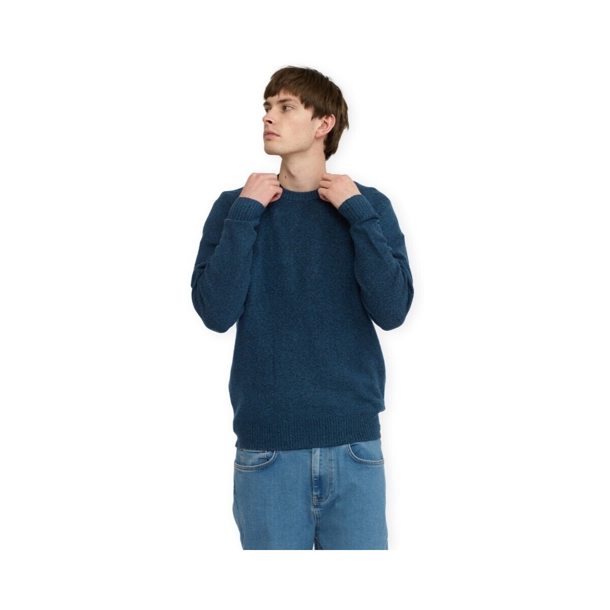 Rvlt Revolution  Knit Sweater 6537 - Blue  Modrá