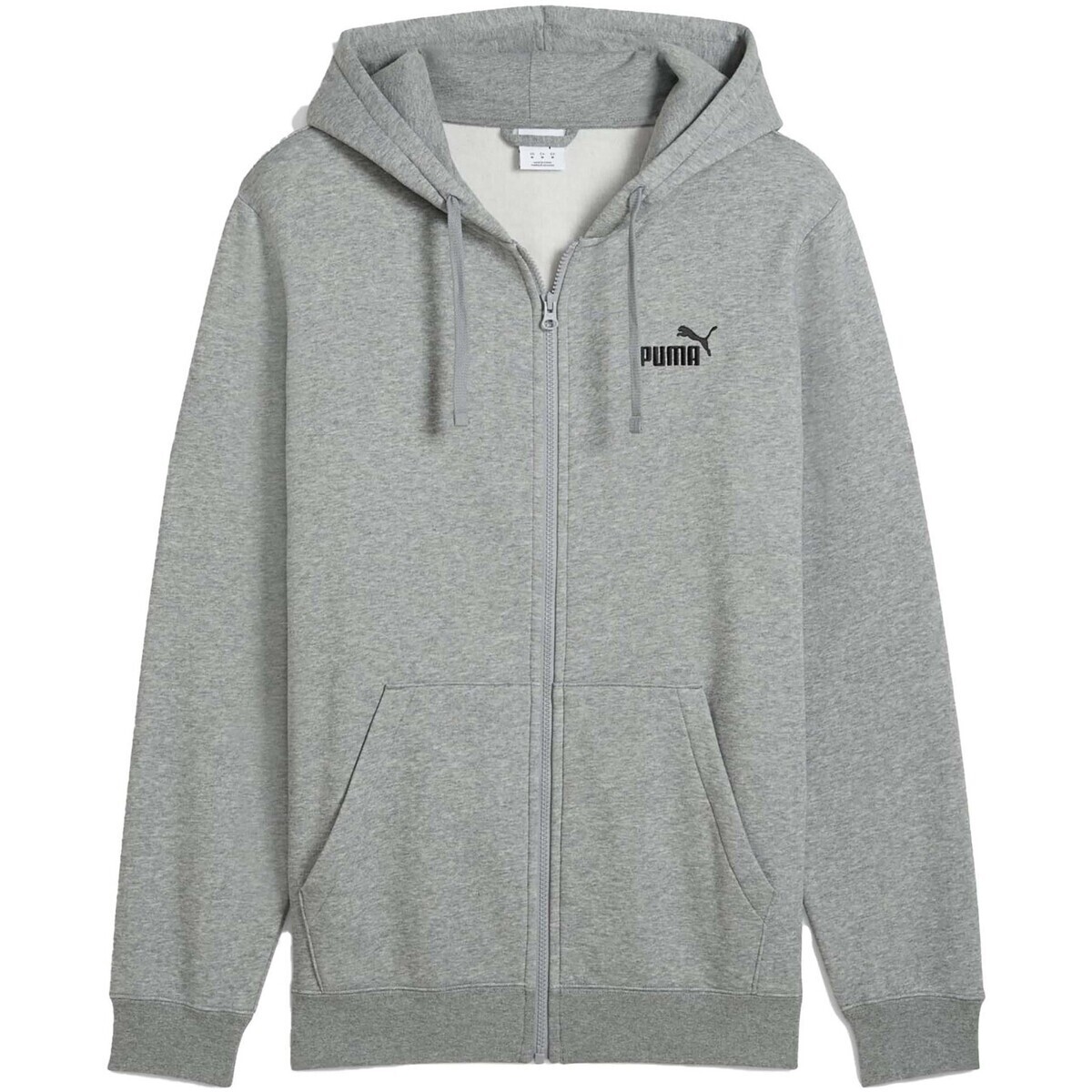 Puma  Ess No. 1 Logo Full-Zip Hoodie Fl  Šedá